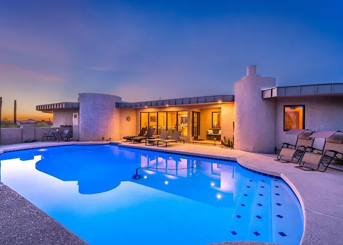 Carefree Crest: Jaw Dropping Views Pool 2 Casitas Outdoor Living Holiday home